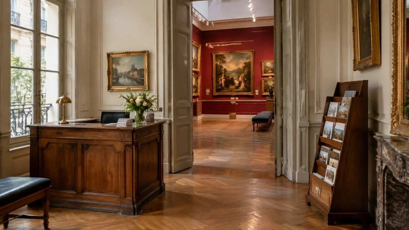 Le grand atelier du deuxième étage, accroché comme Moreau l&rsquo;a laissé