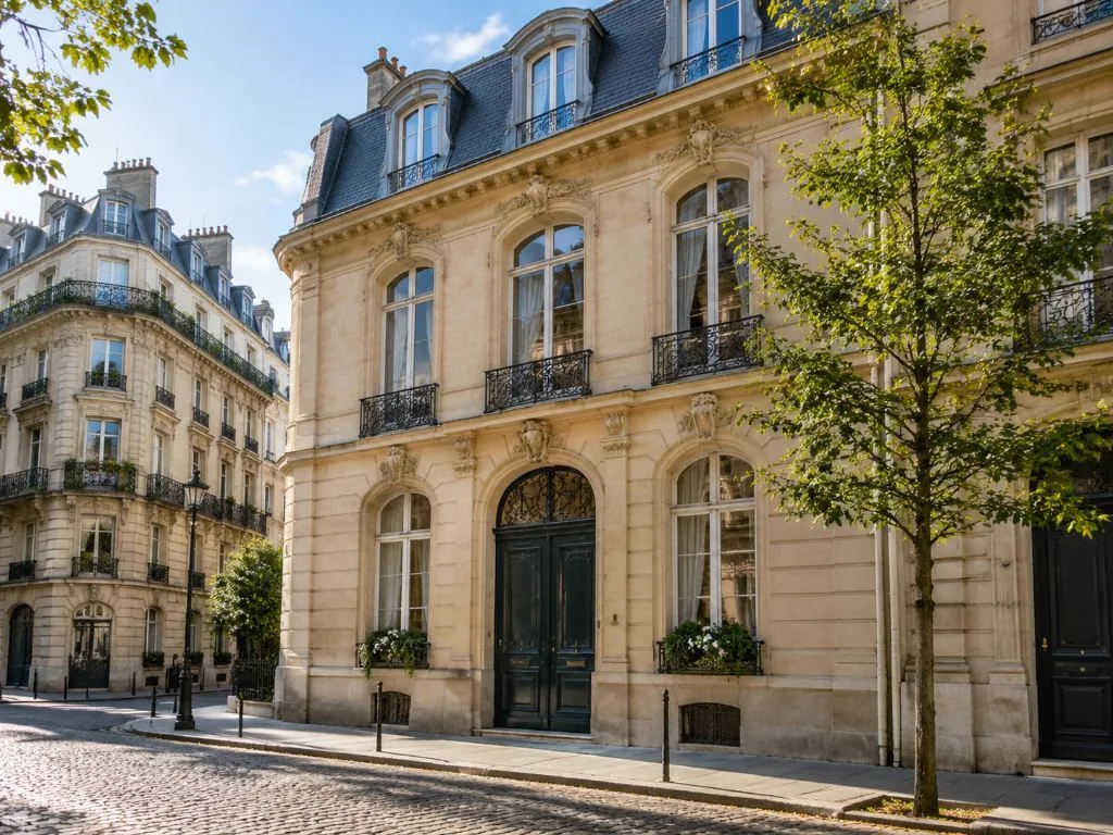 La façade du 14 rue Catherine-de-La-Rochefoucauld, Paris 9e