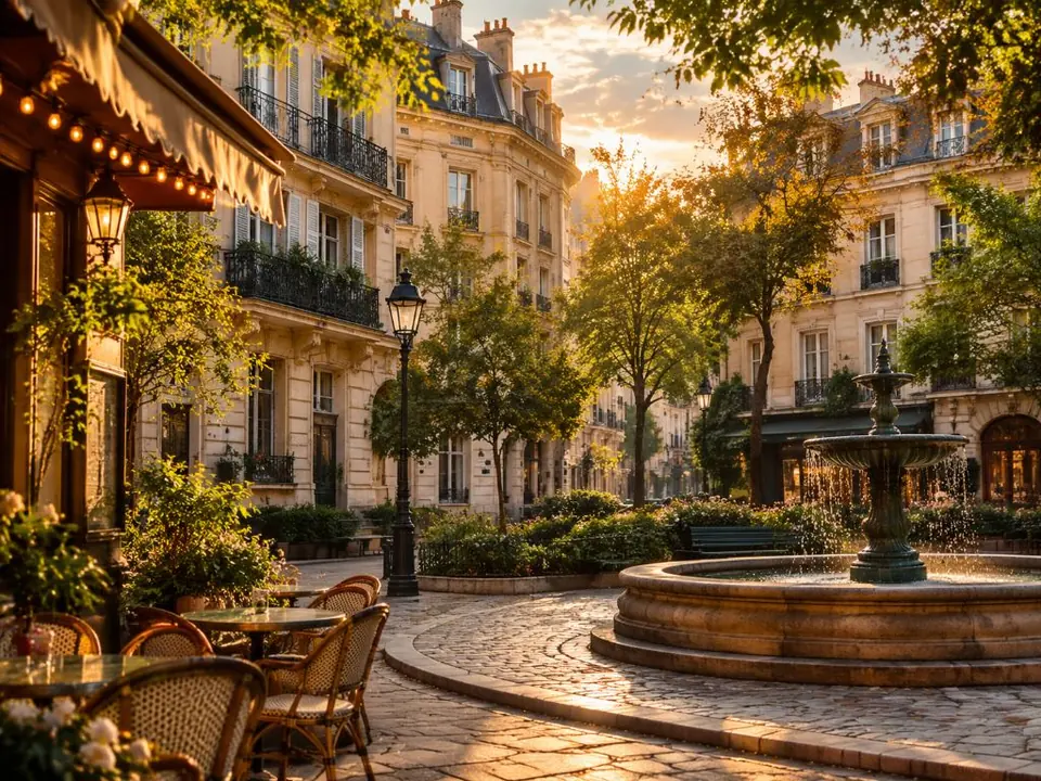 Une rue de la Nouvelle Athènes, à quelques pas du musée
